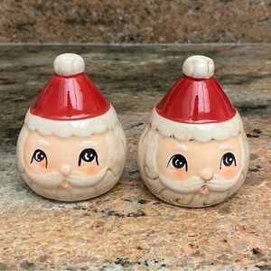 NEW Johanna Parker Santa Claus Salt and Pepper Shakers
